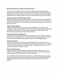 What to Expect During a Sedation Dentistry Procedure - SlideServe