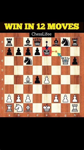 Win in 12 moves #chessgame #game #gaming #games