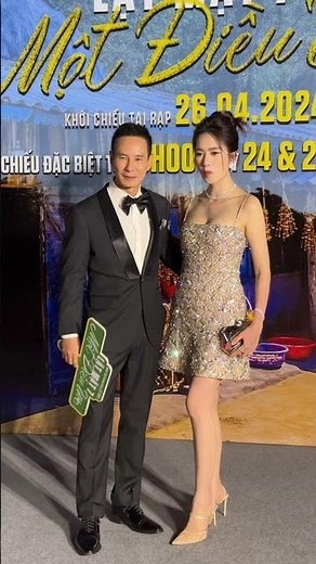 Lý Hải Minh Hà tại thảm đỏ buổi ra mắt Phim Lật Mặt 7 Một Điều Ước ở Hà Nội