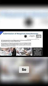 How to File Tax Attachments Electronically? BIR's Guide! #shorts