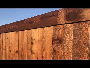 6' Custom Western Red Cedar Fence Side By Side Pickets Pilot Point Texas