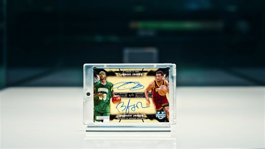 50K views · 8.1K reactions | Every origin story has a first… and they all start here. Fanatics Topps 﫡 THAT 1/1 CARD AT THE END?!?!?!  #ThekidfromAKRON老 #StriveForGreatness  | LeBron James | Facebook