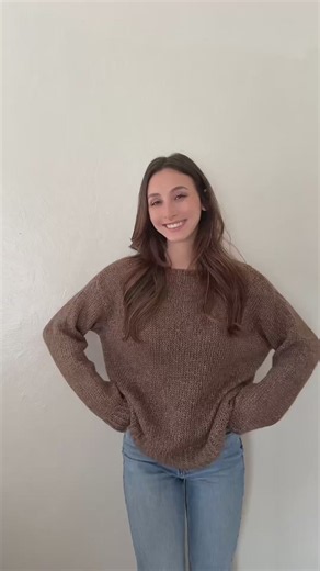 Sweet Rose Sweater - Beginner Knitting Kit