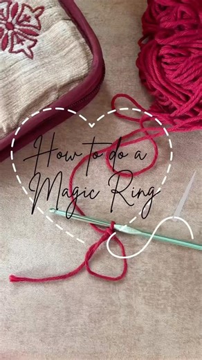 ✨Stitch Series: The Magic Ring✨#crochet #crochetforbeginners #crochetbasics #magicring