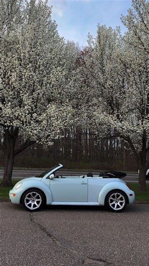 Pretty Girl's VW Beetle with Heart Wheels