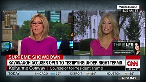 “I hope this woman is not being used by the Democrats,” White House counselor Kellyanne Conway says about Christine Blasey Ford, the woman accusing President Trump's Supreme Court pick Brett Kavanaugh of sexual assault https://cnn.it/2Dk8Q8Q | CNN