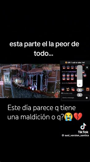 me parte el alma ver como Santi regaño a cabrita 😭💔