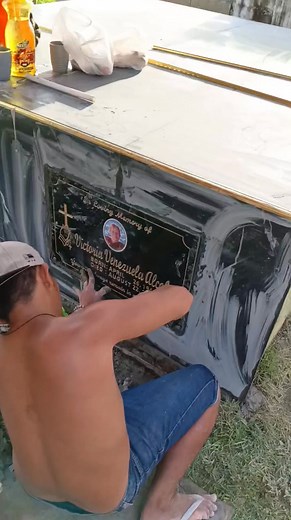 Tile Setting for my father/mother -in-laws Tomb Part 1 | Lourdes Enfermo Alcober | Facebook
