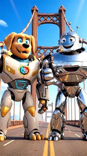 WOW! This Cute Dog's GIANT Robot Fights a RUST MONSTER! ⚙️😱