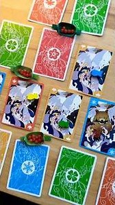 This is such a smart card game! 🐻🐟❤️🌿 #boardgames #tabletopgames #cardgames