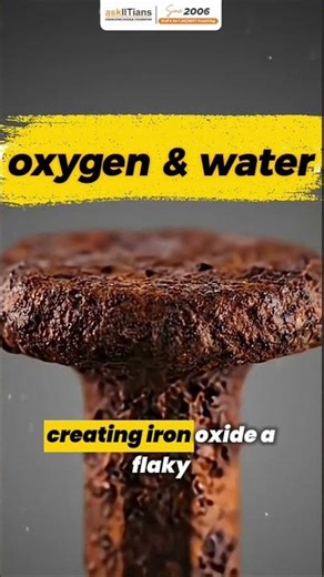 Why Does Metal Rust? | The Simple Chemistry Behind Rust Explained #askiitians