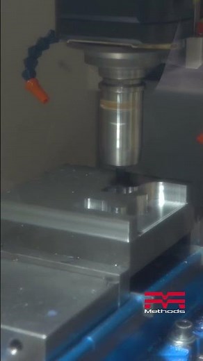 FANUC RoboDrill 3-axis VMC milling 1018 Cold Rolled Steel #cncmachine #manufacturing #fanuc