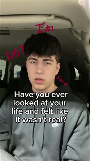 “I’m not here” This is what #derealization actually feels like.