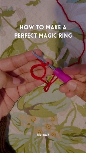 EASY MAGIC RING crochet tutorial🤩 #crochet #crochetcrosai #crochetforbeginners #shorts #crocheting