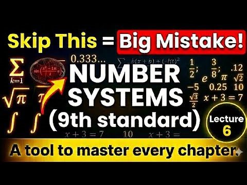 Chapter 1: Number Systems (Lecture 6) | CBSE Class 9 Math | NCERT | Sonu Sir | 