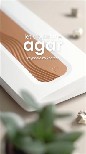 kbdfans agar build + sound test - how is this keyboard $125?! #mechanicalkeyboard #typing