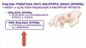 Video: Non-biologic disease modifying anti-rheumatic drugs (DMARDs) - Video Explanation! | Osmosis | Osmosis