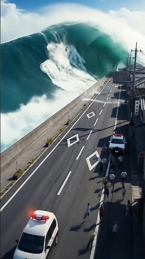 JAPAN TSUNAMI 2025: Terrifying AI Simulation of a Mega Wave | Unreal
