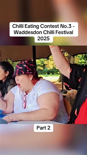 Chilli Eating Contest No.3 - Waddesdon Chilli Festival 2025 Part 2 #usa #fyf #chilli #festival #eating