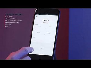 ABUS HomeTec Pro Bluetooth® Door Lock Drive | Settings: Automatic Locking