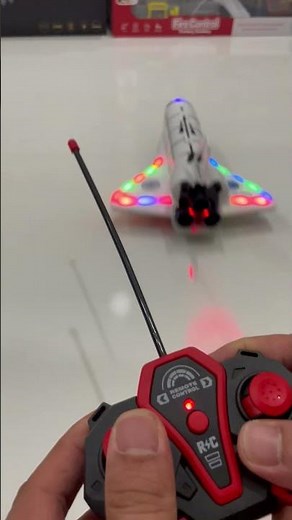 Unboxing RC Space Shuttle with LED Lights & Smoke RC Toy ASMR Review #shorts