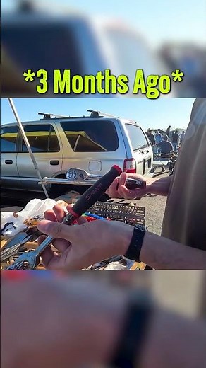 He turned this RUSTED Snap-On ratchet into a BRAND NEW one 🤯 #snapon #swapmeet #mechanic