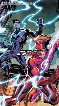 Nightwing’s Gain The Speed Force 😳 #Nightwing #TheFlash #SpeedForce #DCComics #ComicFacts