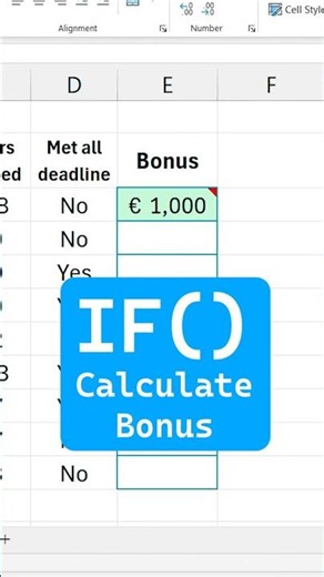 How to use the IF() + OR() Functions in Excel (Calculate Bonus)
