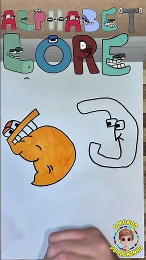 NUMBER 5 VS LETTER G FROM ALPHABET LORE #alphabetlore