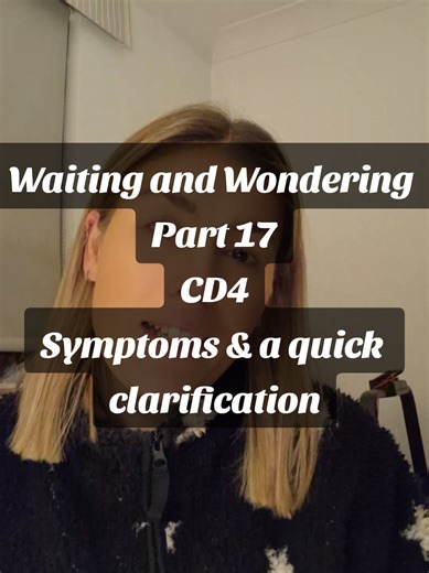 CD4 check-in 🤍 Symptoms, feelings, and a quick clarification about how I count time TTC — cycles vs calendar months can get confusing. On to cycle 8 ✨ #waitingandwondering #ttcjourney #ttccommunity #tryingforababy #ttc