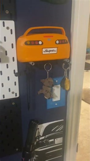 3d printed mk4 supra key holder #bla1 #gorillatagquest #3dprinting #edit #fdmprinter #grafflex