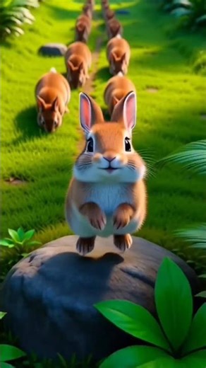 🐰🔥 Speed Battle of the Rabbits #cat