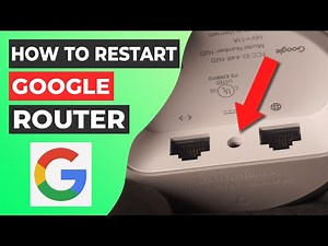 🔄 How to Reboot Google router