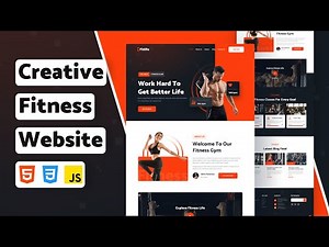 How to Build a Gym Website Using HTML CSS JavaScript