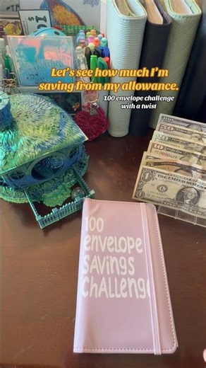 Hubby and I roll a D20 and whatever it lands on is how much we save from our allowance. 🎲💰