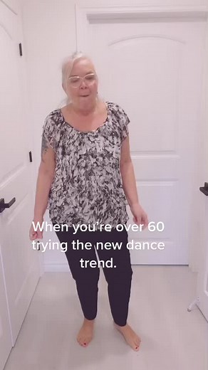 Over 60 Women Aging Gracefully: Trying New Dance Trend