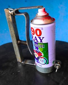 98K views · 1K reactions | DIY Spray Can Trigger Grip – Easy and Effective! #reels #instagramreels #feedreels #sprayhandle #grip #spraypainthandle #diytools #metalworking #homemadetools #welding #usefultools #creativetools #lifehacks | Creative Lab | Facebook