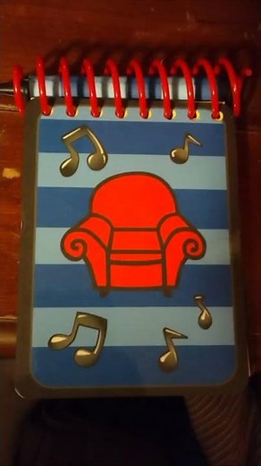 I got a musical handy dandy notebook from Blue's Clues and you! 😀