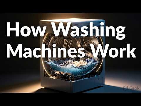 𝐇𝐨𝐰 𝐖𝐚𝐬𝐡𝐢𝐧𝐠 𝐌𝐚𝐜𝐡𝐢𝐧𝐞𝐬 𝐖𝐨𝐫𝐤 — 𝟑𝐃 𝐀𝐧𝐢𝐦𝐚𝐭𝐢𝐨𝐧 𝐄𝐱𝐩𝐥𝐚𝐧𝐚𝐭𝐢𝐨𝐧 | 𝐒𝐜𝐢𝐞𝐧𝐜𝐞 𝐨𝐟 𝐋𝐚𝐮𝐧𝐝𝐫𝐲