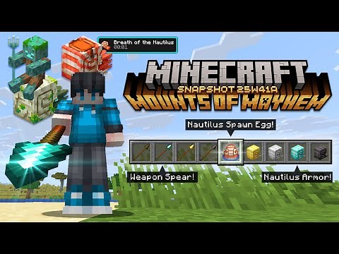 Minecraft Snapshot 25w41a – All NEW Features & Gameplay Changes!