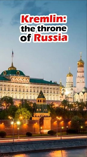 "Kremlin Palace: Russia’s Majestic Heart 🇷🇺✨ #Kremlin #Moscow #History"
