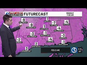 FORECAST: First Alert Weather Day Monday for bitter cold and wind