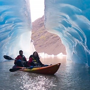 Kayak inside Iceland's largest glacier. | Insider Travel