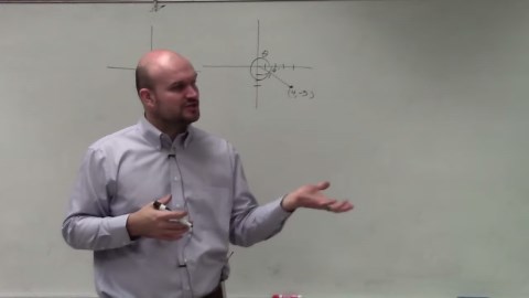Evaluate the six trigonometric functions given a point
