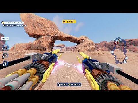 Podracing in LEGO Star Wars: The Skywalker Saga