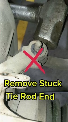 Like a Pro! How To Remove Stuck Tie Rod End#car #tips#@AutoMechanic88