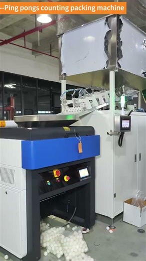 Ping Pong Balls Counting Packing Machine | Automatic Counting & Bagging Solution