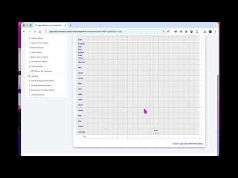 How to access and donwload the detailed report of attendance