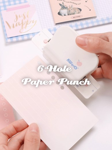 DIY 6-Hole Punch for A4, B5, A5 Paper Sizes