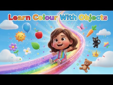Learn Colours With Objects 🌈 | Fun Kids Learning Video